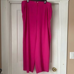 Bar III pink wide leg pant